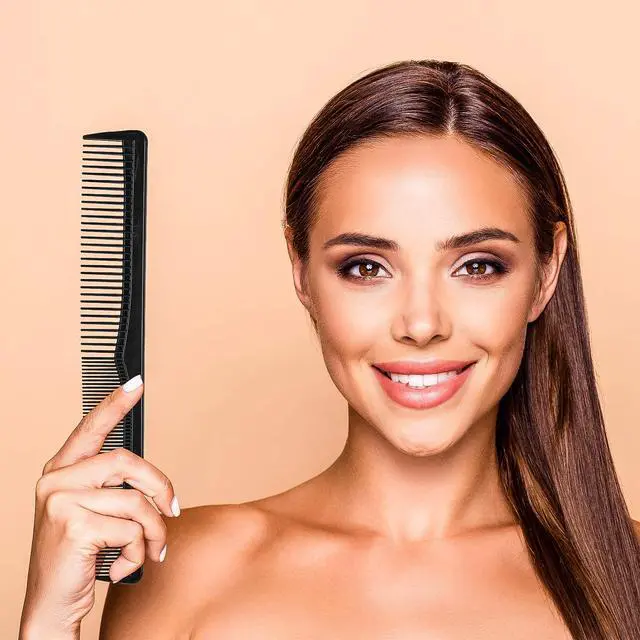 Alt view image 4 of 6 - 12 Pcs Fine & Wide Tooth Barber Hair Cutting Styling Combs