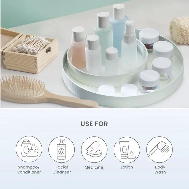 Alt view image 3 of 7 - Travel Sized Toiletries, TSA Approved Travel Bottles, Travel Sized Bottles by Travel Smart, 13 Piece Set
