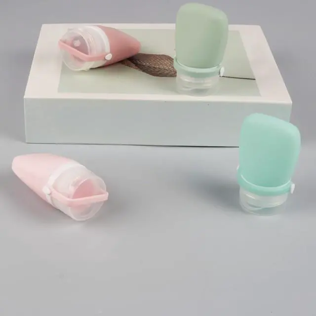 Alt view image 6 of 6 - 1oz Travel Bottles for Toiletries, Silicone Leak-Proof TSA Approved Travel Size Containers (4-Pack) - Reusable Refillable Bottles for Shampoo, Body Wash, Lotion