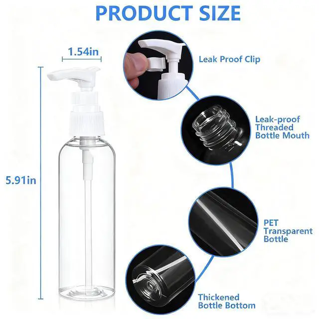 Alt view image 5 of 7 - 14 Pack Travel Bottles Set for Toiletries TSA Approved
