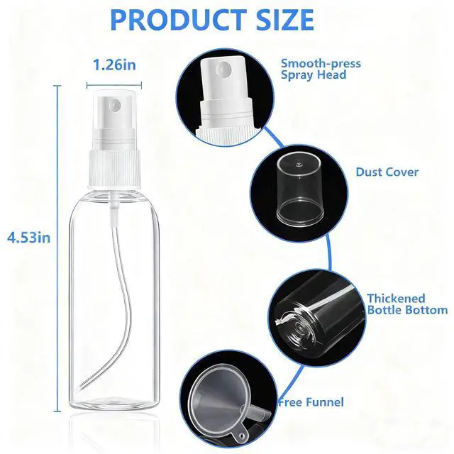 Alt view image 4 of 7 - 14 Pack Travel Bottles Set for Toiletries TSA Approved