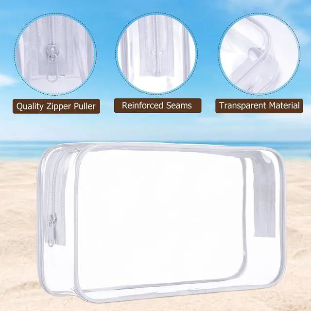 Alt view image 7 of 7 - Travel Kit - 10 Pcs Travel Bottles for Toiletries, TSA Approved, Leak Proof Plastic Small Cream Jars & Refillable Spray Bottle for Shampoo, Conditioner (Brown)