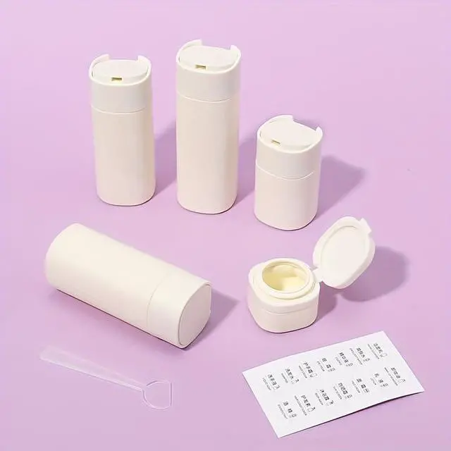 Alt view image 5 of 7 - 5pcs Travel Bottles Toiletry Containers Set, TSA Approved, Travel Essentials, Portable Travel Bottles with Clear Toiletry Bag