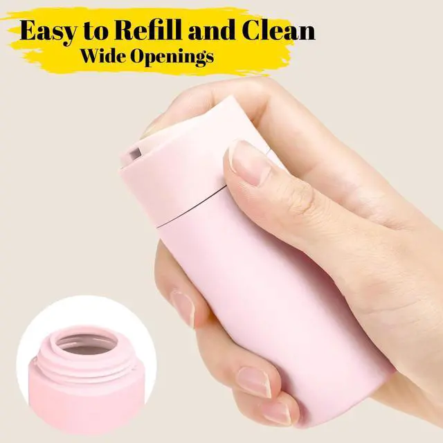 Alt view image 7 of 7 - 5pcs Travel Bottles Toiletry Containers Set, TSA Approved, Travel Essentials, Portable Travel Bottles with Clear Toiletry Bag