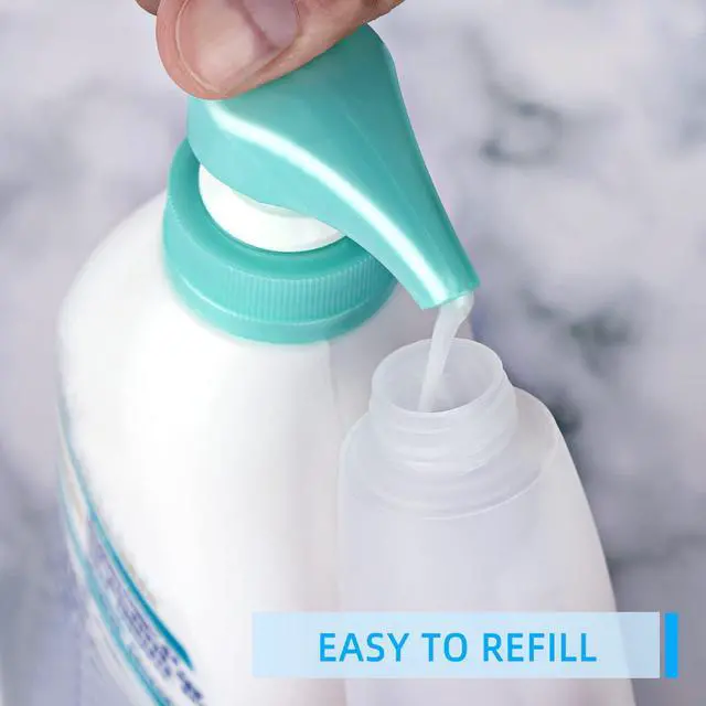 Alt view image 5 of 7 - TSA Approved Travel Bottles Set for Toiletries Travel Size Containers Kit 4 Pack Portable Leak Proof Refillable Squeeze Cosmetic Airplane Essential Shampoo Hair Conditioner Body Lotion Bath Shower Gel