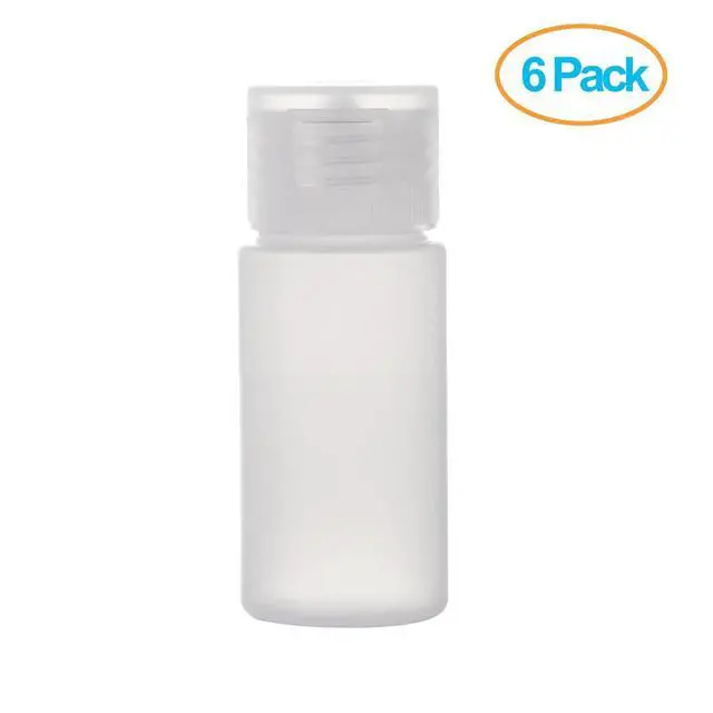 Alt view image 6 of 6 - ALINK Travel Size Plastic Empty Toiletry Bottles, 30ml (1 oz) Pack of 6 Liquid Containers with Labels