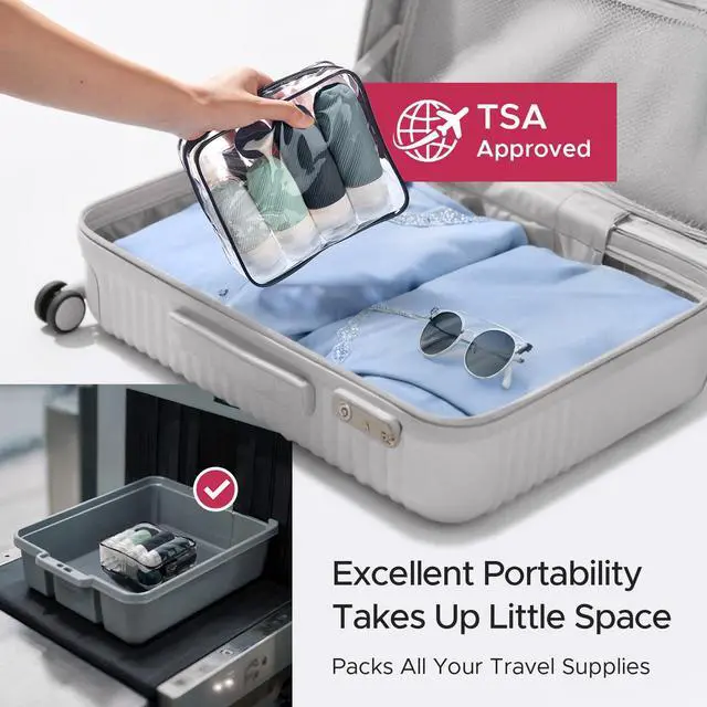 Alt view image 6 of 7 - 23 Pack TSA Approved Travel Bottles for Toiletries, Leak Proof