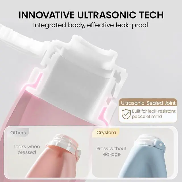 Alt view image 3 of 7 - Silicone Travel Bottle Sets for Toiletries, TSA Approved Size 7pcs