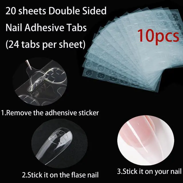 Alt view image 5 of 7 - Large Compact Transparent Press-On Nail Storage Box (12 * 9 * 0.8 inch) - 600 Pieces Capacity - Press-On Nail Organizer & Display Storage Box
