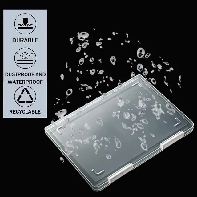 Alt view image 6 of 7 - Large Compact Transparent Press-On Nail Storage Box (12 * 9 * 0.8 inch) - 600 Pieces Capacity - Press-On Nail Organizer & Display Storage Box