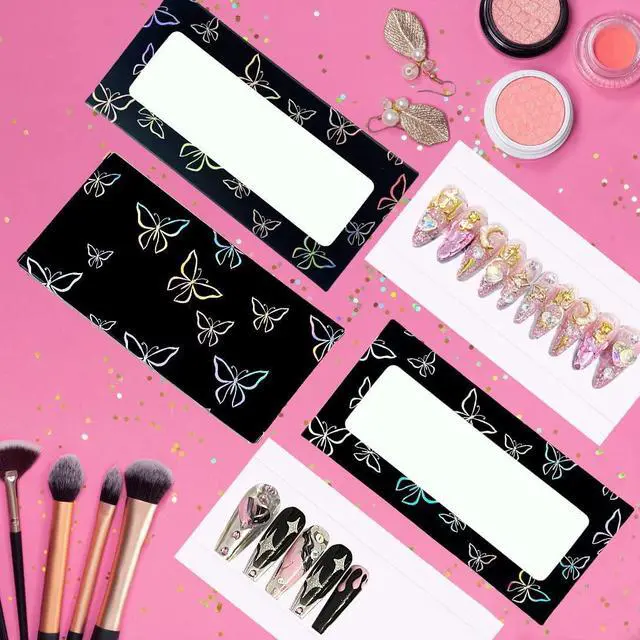 Alt view image 2 of 6 - 35 Pcs Press On Nail Storage Empty Nail Organizer Box