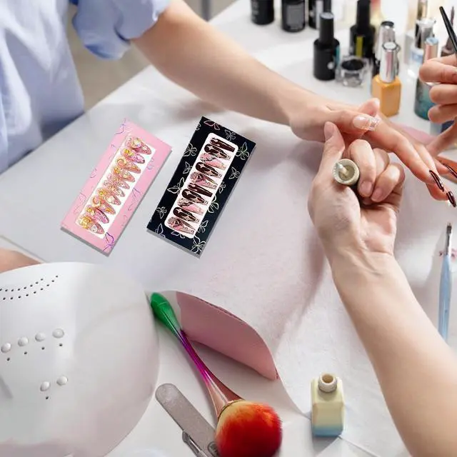 Alt view image 3 of 6 - 35 Pcs Press On Nail Storage Empty Nail Organizer Box