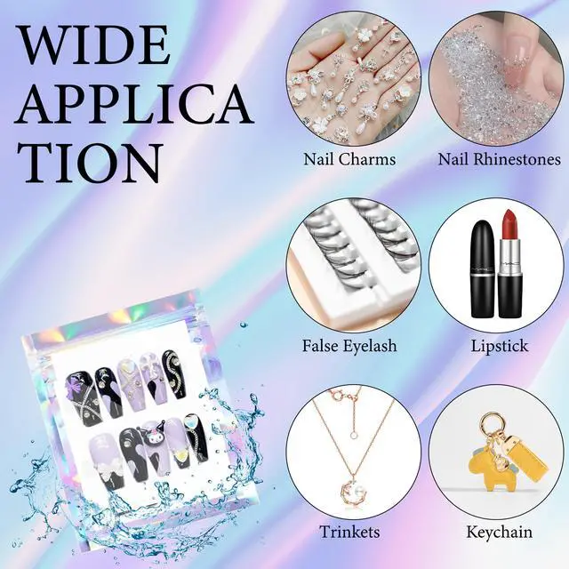 Alt view image 4 of 7 - 201PCS Press on Nail Packaging Bag, Nail Bags for Press ons