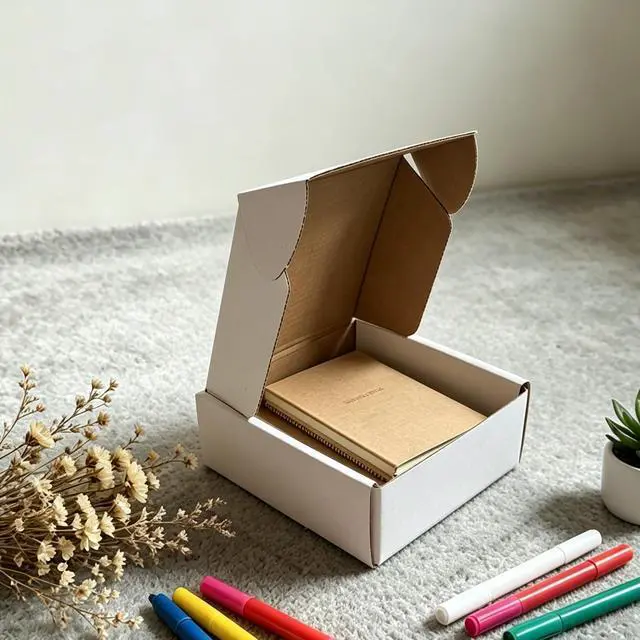 Alt view image 6 of 7 - 5x5x2 inch White Shipping Boxes 25 Pack,Small Gift Boxes,Bulk of Mailers