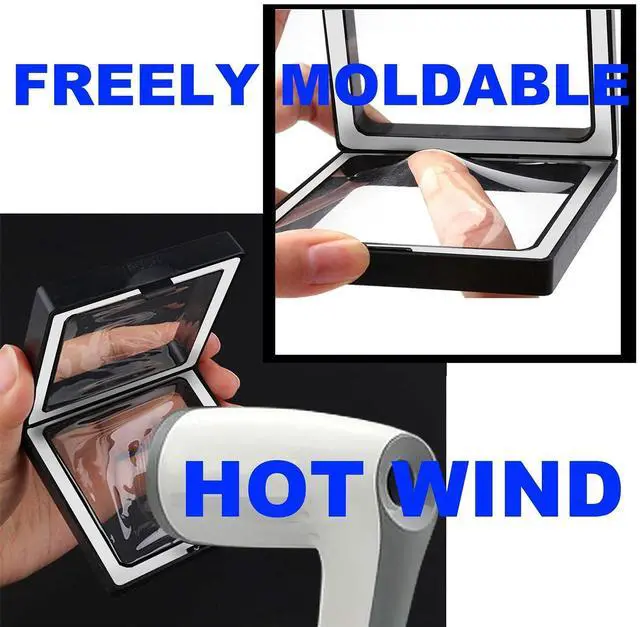Alt view image 4 of 6 - 10 Pack Jewelry Gift Boxes 2.75 x 2.75 x 0.78 Inch Transparent Jewelry Box,Small Gift Boxes for Handmade Jewelry Earrings Necklaces Bracelets (Black and white)