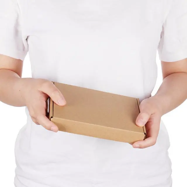 Alt view image 4 of 7 - 25 Pack 7x5x1 inch Small Shipping Boxes, Brown Mailing Boxes