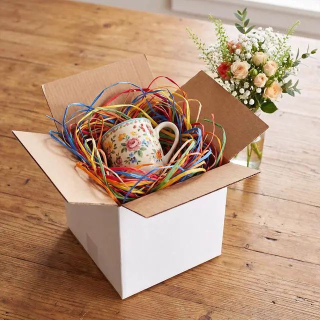 Alt view image 4 of 7 - 40 Pack 5x5x5 Shipping Boxes, White Corrugated Cardboard Box for Mailing, Packaging, Small Business