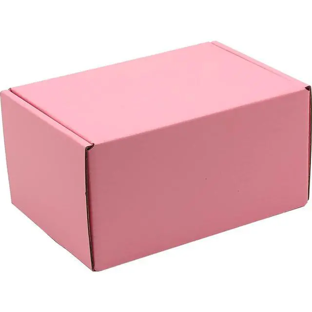Alt view image 5 of 6 - 6x4x3 Shipping Boxes Set of 25, Pink Mailer Corrugated Cardboard Box