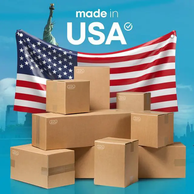 Alt view image 6 of 7 - Long Moving & Shipping Boxes 18 x 6 x 6 inches (5-Pack) - Extra Strength 200 lb vs Regular - Corrugated Moving Boxes for USPS/UPS/FEDEX - Durable Shipping Box - Cardboard Box