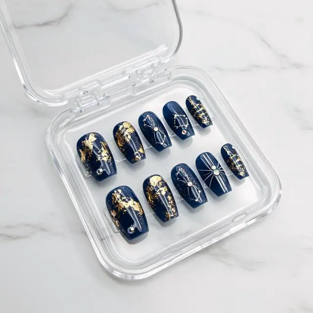 Alt view image 6 of 7 - 12 Pcs Press on Nail Storage Box with 60 Pcs Double Sided Adhesive Tapes, Nail Packaging Boxes Fake Nail Display Case Crystal Clear Nail Storage Box with Gift Box for Nail Art Business Nail Salon