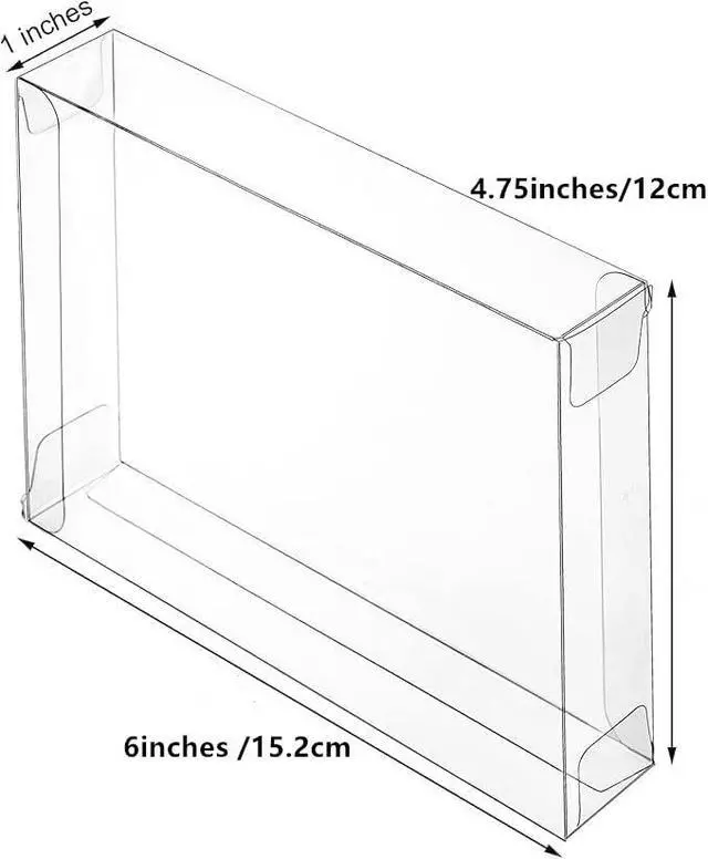 Alt view image 2 of 7 - 60 Pack Clear Box for 5.5"x4.25" Greeting Cards, 6 x 4.75 x 1 Inch Plastic Storage Organizer - Fits Standard Card Envelopes, Rectangle Photo Box Cases for Small Business & Stationery