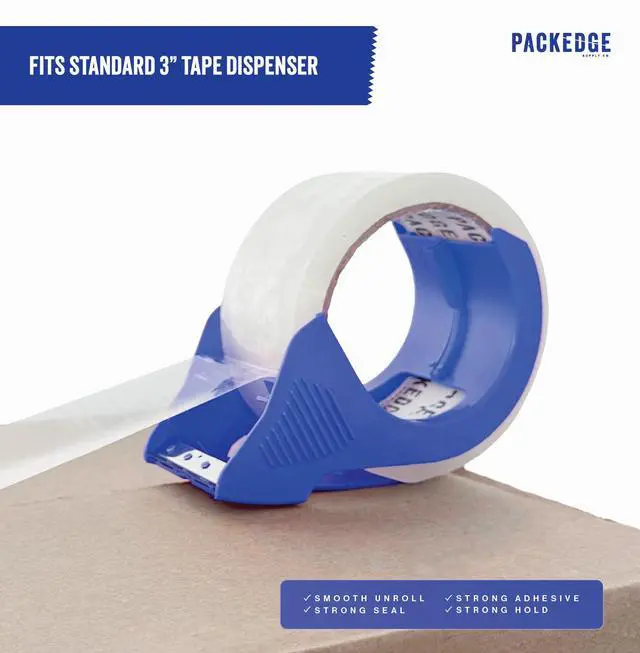 Alt view image 4 of 7 - Clear Packing Tape, 12 Rolls, 1.88 in x 60 Yd Heavy Duty Shipping