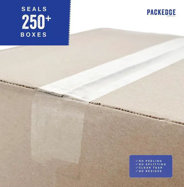 Alt view image 5 of 7 - Clear Packing Tape, 12 Rolls, 1.88 in x 60 Yd Heavy Duty Shipping