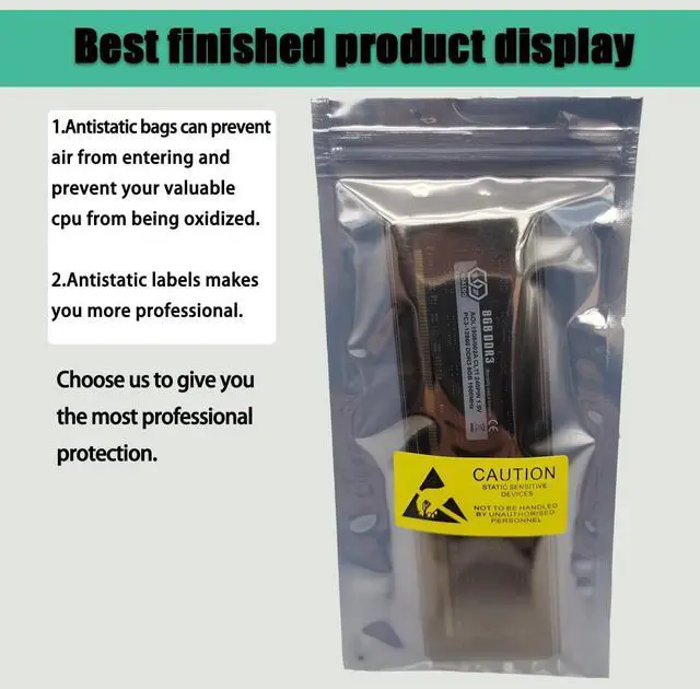 Alt view image 6 of 6 - 10 pcs DDR Memory Desktop RAM Module Case,Plastic Box Packaging Container Clamshell Memory Module,Antistatic Tray for DDR2, DDR3 and DDR4