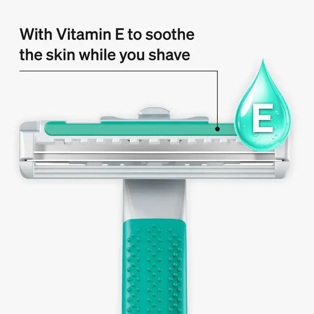 Alt view image 2 of 7 - Exacta2 Sensitive Disposable Razor, 10 Count (1Pack)