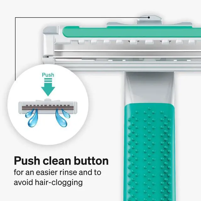 Alt view image 3 of 7 - Exacta2 Sensitive Disposable Razor, 10 Count (1Pack)