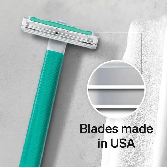 Alt view image 5 of 7 - Exacta2 Sensitive Disposable Razor, 10 Count (1Pack)
