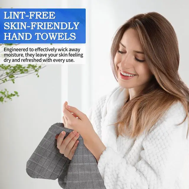 Alt view image 3 of 7 - Microfiber Bath Towels 2 Pack (22'' x 48'') - Lightweight Quick Dry Microfiber Fingertip Hand Towels, Soft Absorbent Gym Towels for Yoga, Salon, Camping, Hotel, Bathroom, Spa, Travel & Dog