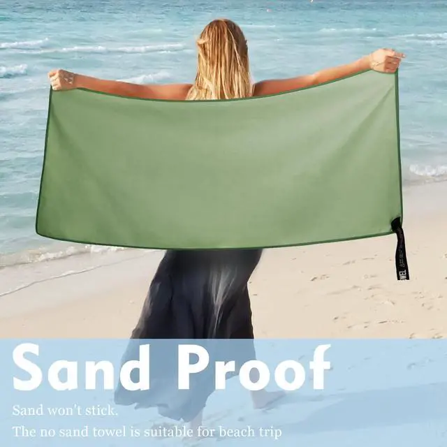 Alt view image 7 of 7 - Microfiber Travel Towel, Quick Dry Camping & Gym Towel. Compact