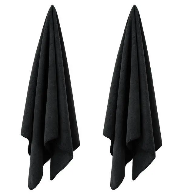 Alt view image 3 of 6 - 340 GSM Quick Dry Microfiber Hair Salon Towel, 20x40 in, 2 Pack