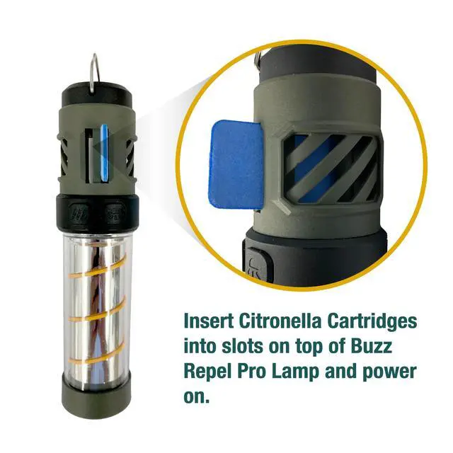 Alt view image 3 of 5 - Mozz Shield Mosquito Repellent Outdoor Lantern with 6 Citronella Refills