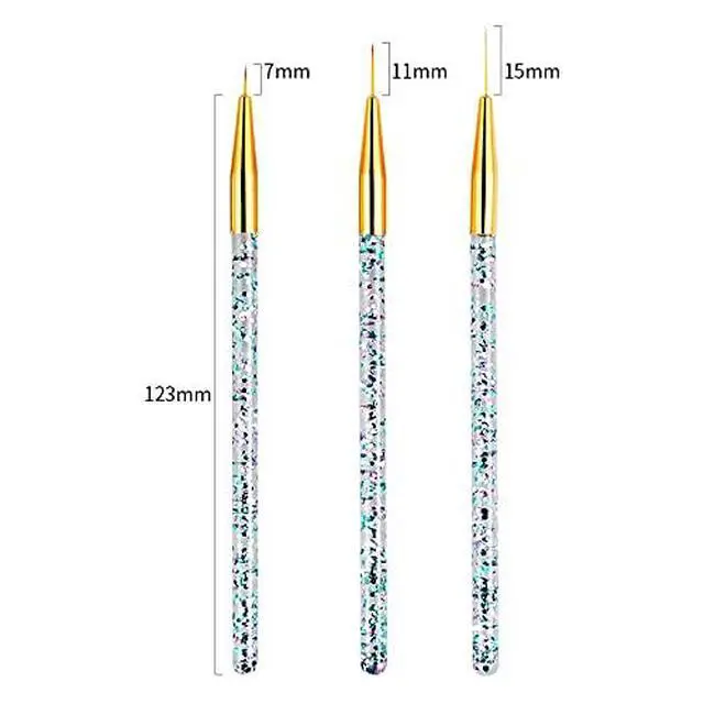 Alt view image 5 of 7 - 31pcs Nail Art Brushes Tools Set Dotting Tools for Gel Polish