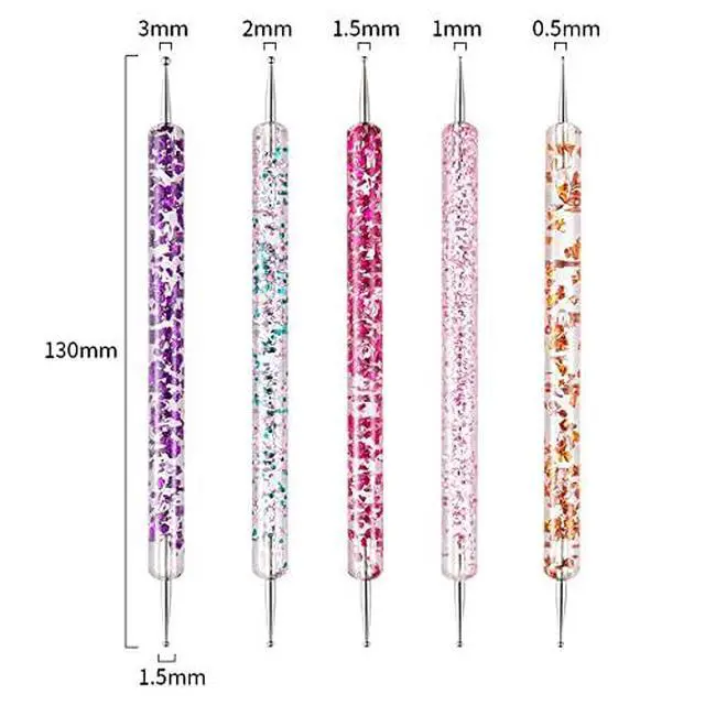 Alt view image 6 of 7 - 31pcs Nail Art Brushes Tools Set Dotting Tools for Gel Polish