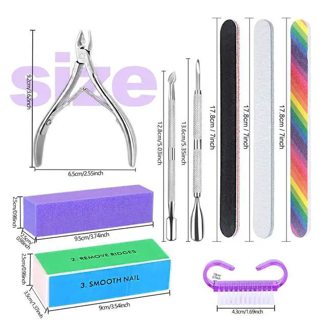 Alt view image 2 of 7 - Manicure Nail Files Kit