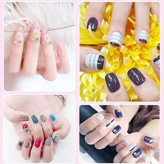 Alt view image 7 of 7 - Nail Art Tools 22-piece Set, Resin Nail Art Palette, 2-way Acrylic Silicone Engraving Pen Dotting Pen Tools Nail Art Kit for Nail Art DIY Home Salon Makeup Display Board, pink