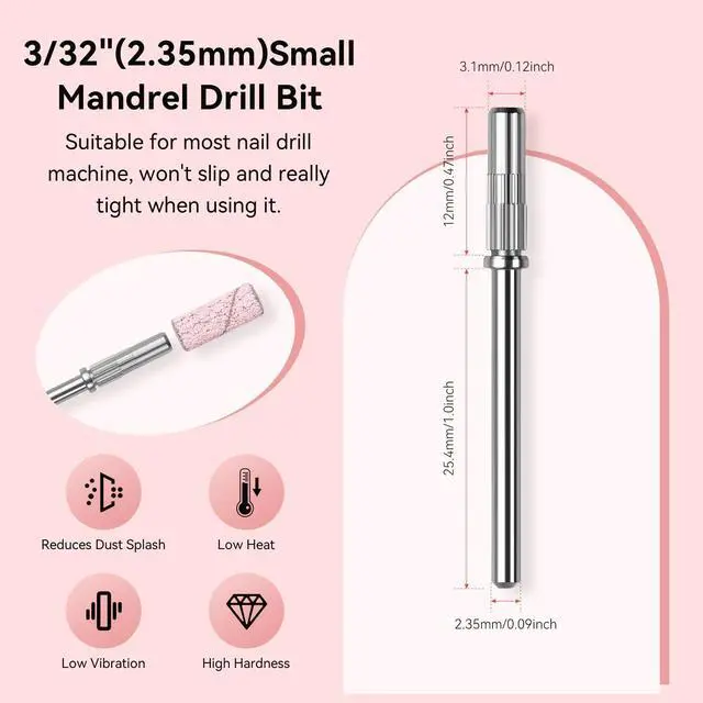 Alt view image 5 of 7 - Nail Drill Sanding Bands - 100Pcs 80/120/180/240 4 Color Grit File