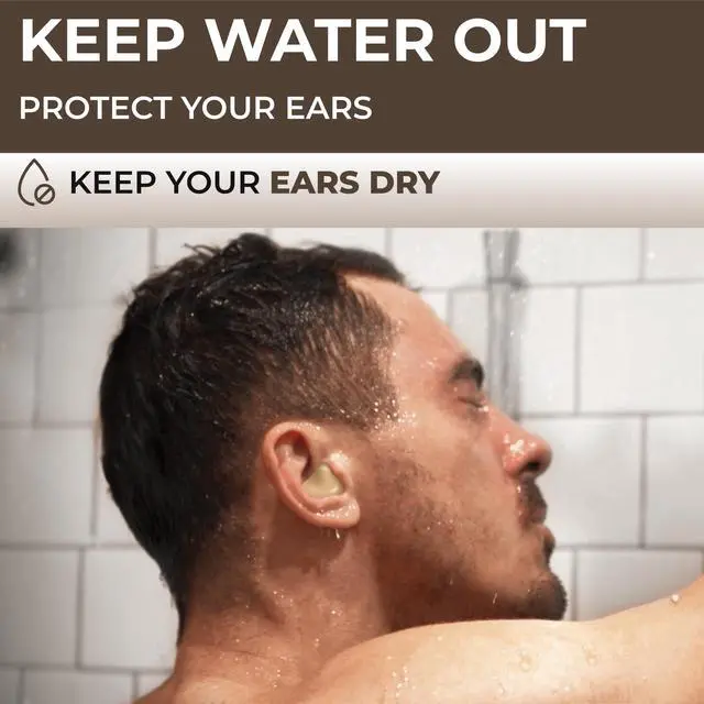 Alt view image 4 of 5 - Wax Ear Plugs for Sleep - 6 Silicone Wax Earplugs for Sleeping and Swimming - Gel Ear Plugs for Noise Cancelling, Ear Protection - Sleeping Earplugs with Sound Blocking 32 Db (6-Pillows). Beige