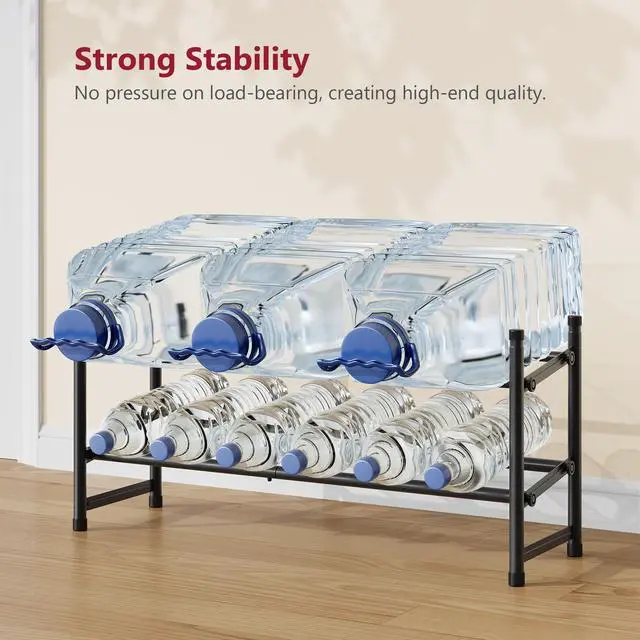 Alt view image 4 of 7 - Expandable Shoe Rack for Closet 2 Tier, 28-41Stackable, Black