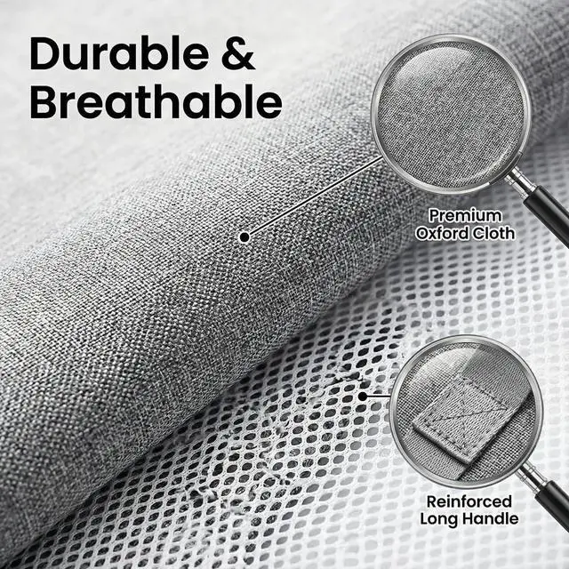Alt view image 5 of 7 - 95L Collapsible Laundry Basket, Dirty Clothes Hamper