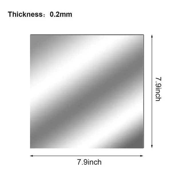 Alt view image 7 of 7 - 10 Pieces Flexible Mirror Sheets, Self Adhesive Decorative Plastic Mirror Tiles Non-Glass Mirror Stickers for School Educational and Home Wall Decor(8x8 Inch)