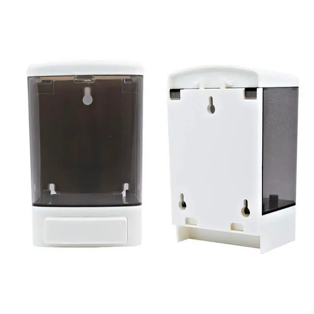 Alt view image 2 of 7 - Manual Soap Dispenser Kitchen Bathroom Wall Mounted Commercial Soap Dispenser for Liquid Containers Shampoo Gel Chamber Plastic - (33.8 oz) 1000ml