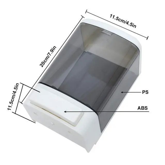 Alt view image 3 of 7 - Manual Soap Dispenser Kitchen Bathroom Wall Mounted Commercial Soap Dispenser for Liquid Containers Shampoo Gel Chamber Plastic - (33.8 oz) 1000ml