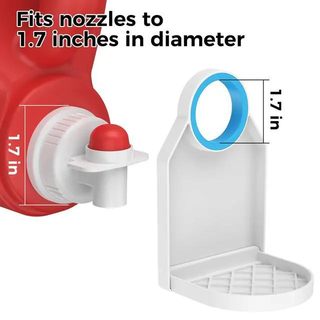 Alt view image 4 of 6 - Laundry Detergent Dispenser Cup Holder,Nozzle Upgraded Labor-Saving Switch Easily No More runny or Messy Laundry Detergent, Laundry Cup Holder and drip Tray Room Organization and Storage