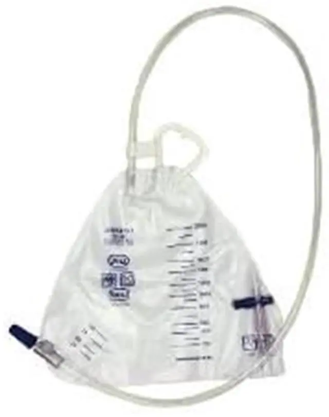 Main image of AMSure Urinary Drainage Bags - Triangle Shape 2000mL Universal Hanger - Economical 8mL Thickness