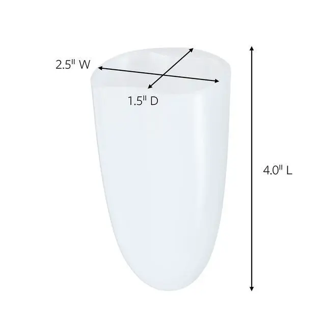 Alt view image 3 of 7 - Bath Razor Holder, Clear Frosted, 1-Holder, 1- Water-Resistant Strip, Organize Damage-Free