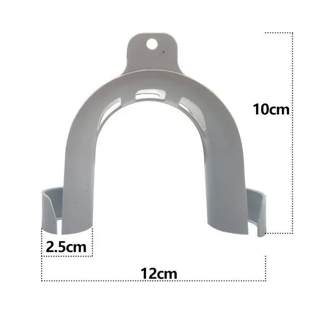 Alt view image 3 of 5 - 3pcs U Shaped Drain Hose Hook, Gray, Plastic, HolderHook, Replacement Dishwasher Hoses, Washing Machine Drain Hose Holder